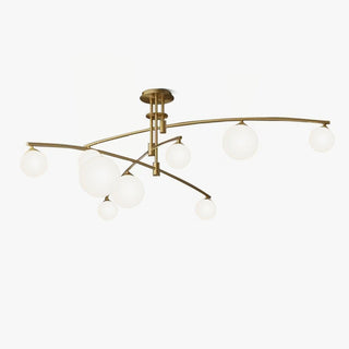 Lustra Lustre à Long Bras Moderne 6 Lumières