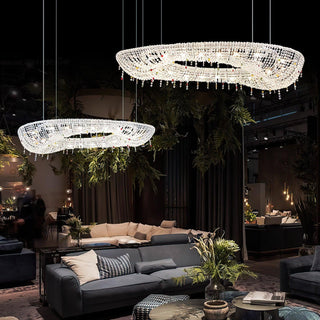 Aeliora Orné Crystal Suspension Lumière