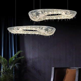 Aeliora Orné Crystal Suspension Lumière