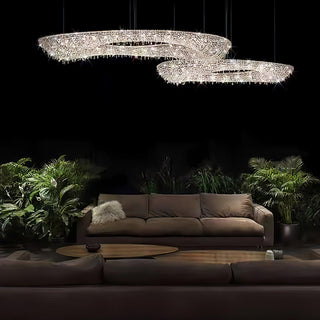 Aeliora Orné Crystal Suspension Lumière
