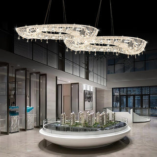 Aeliora Orné Crystal Suspension Lumière