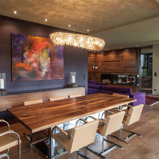 Aeliora Orné Crystal Suspension Lumière