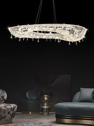 Aeliora Orné Crystal Suspension Lumière