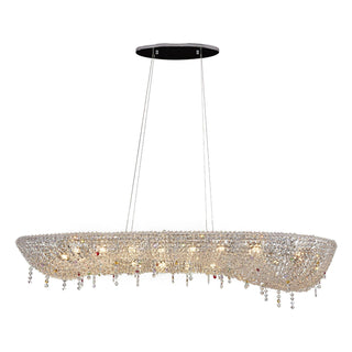 Aeliora Orné Crystal Suspension Lumière