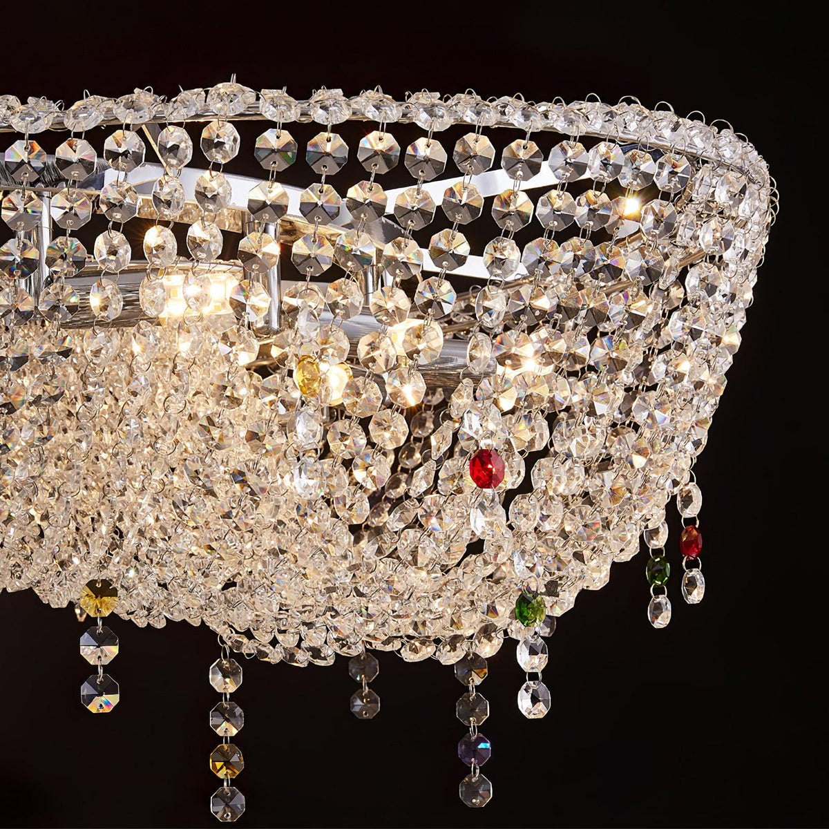 Aeliora Orné Crystal Suspension Lumière