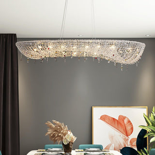 Aeliora Orné Crystal Suspension Lumière
