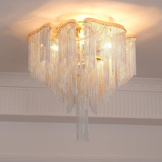 Lustra Plafonnier Moderne Art Frange