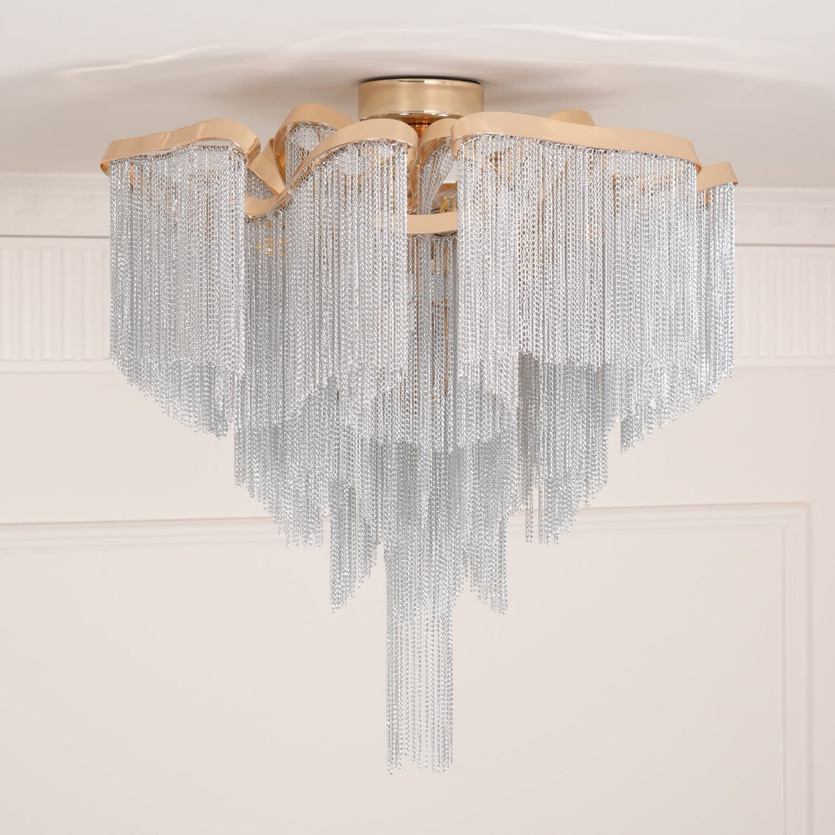 Levora Plafonnier Moderne Art Frange
