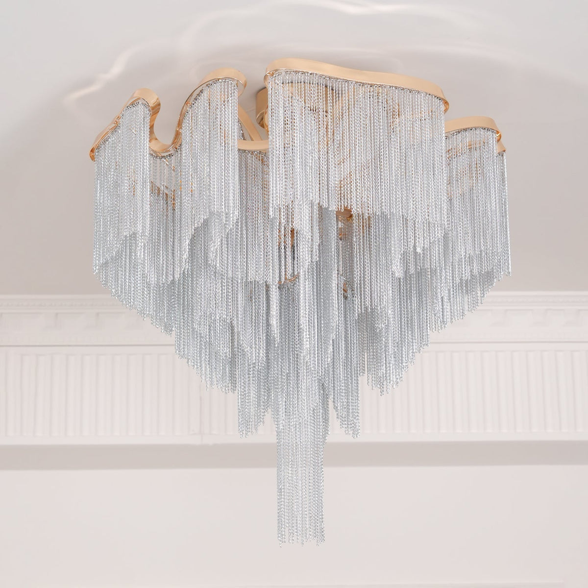 Levora Plafonnier Moderne Art Frange