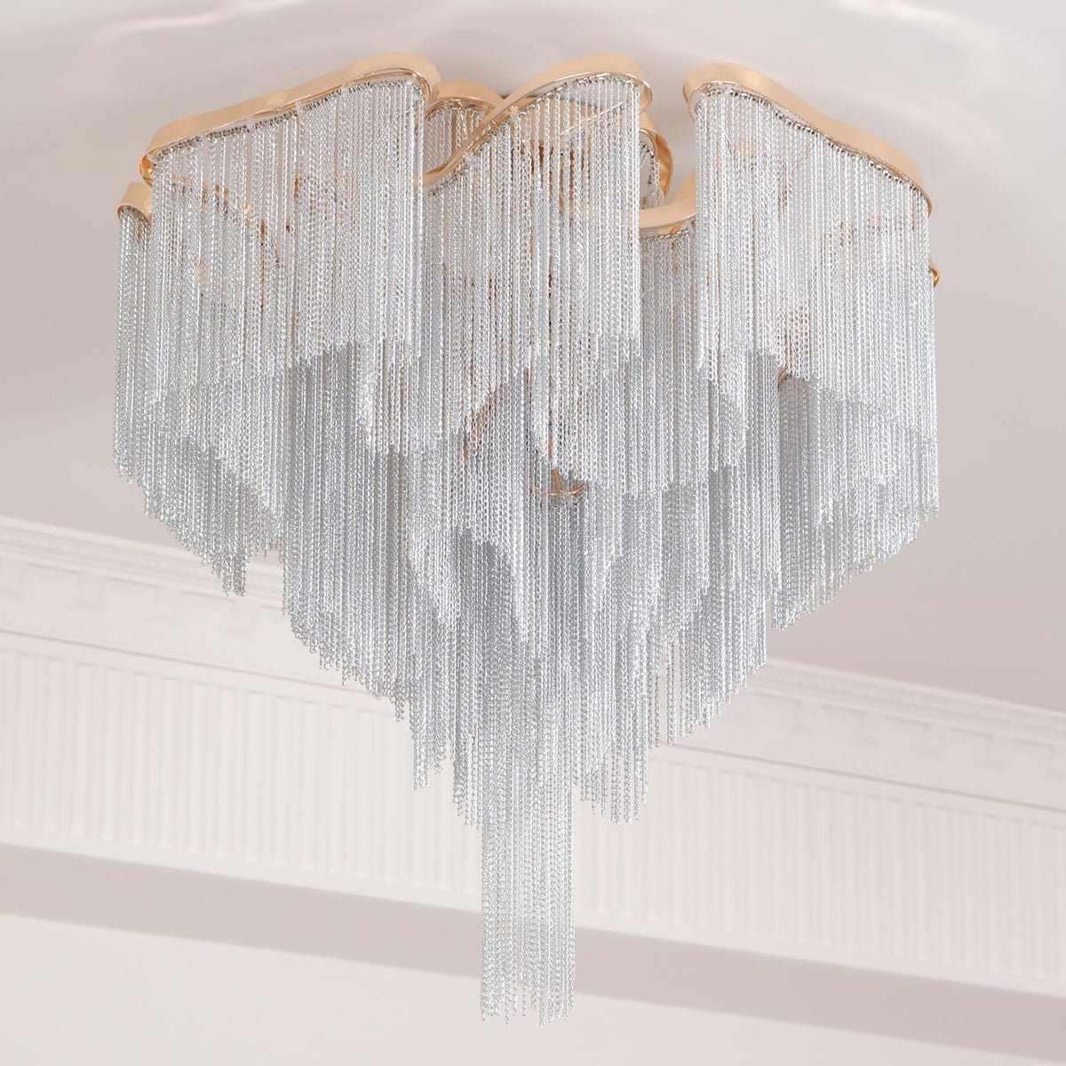 Levora Plafonnier Moderne Art Frange