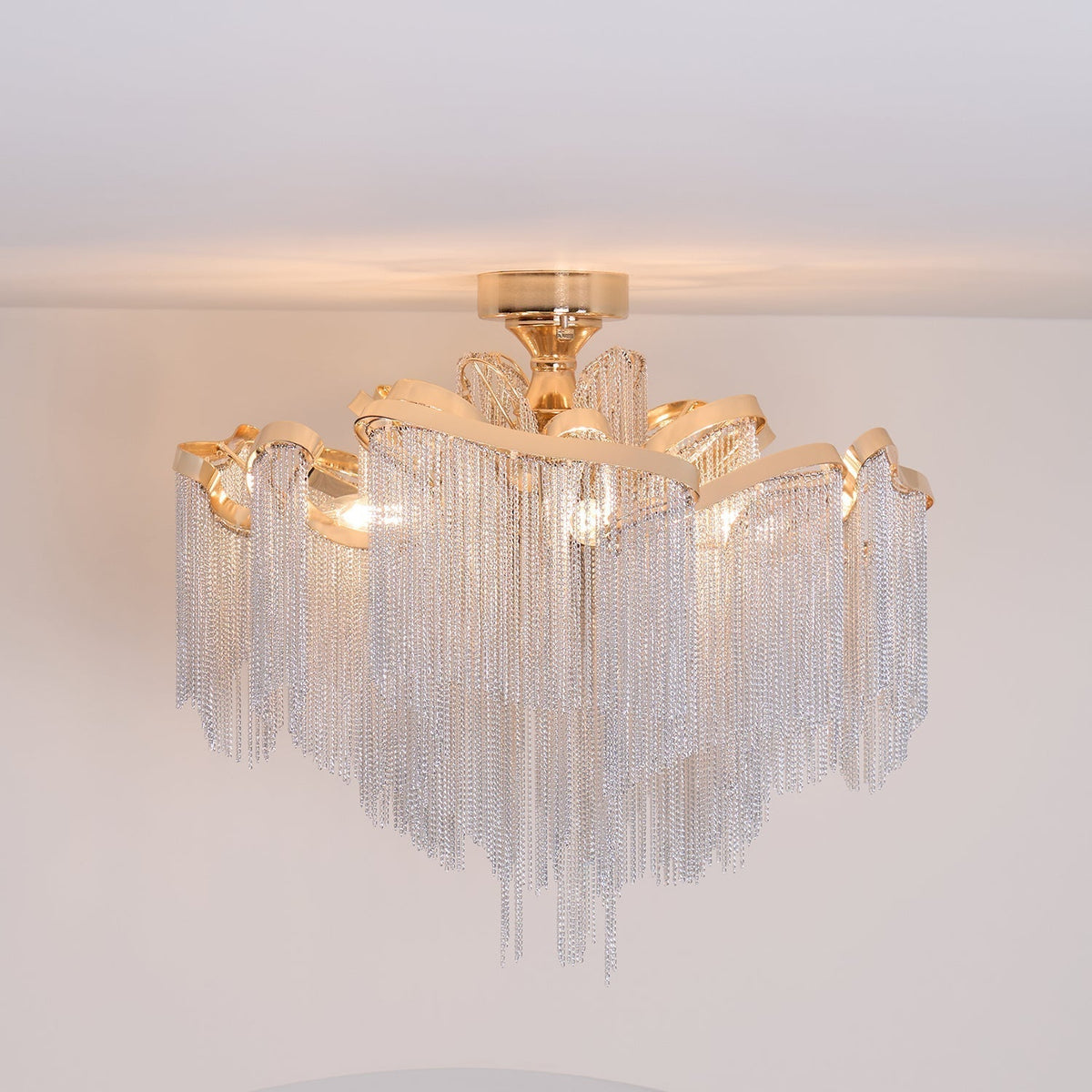 Levora Plafonnier Moderne Art Frange