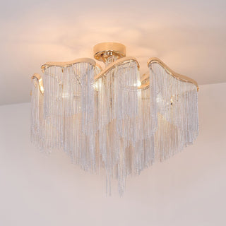 Lustra Plafonnier Moderne Art Frange