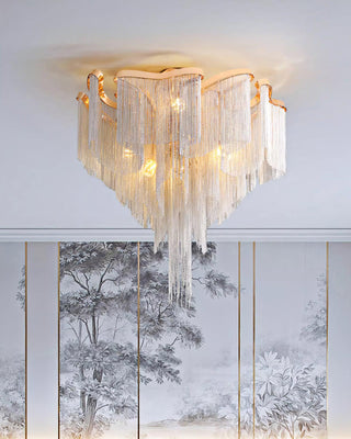 Lustra Plafonnier Moderne Art Frange