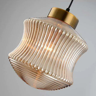 Valentina Suspension Luminaire Moderne LED Gris Fumé Verre Chambre
