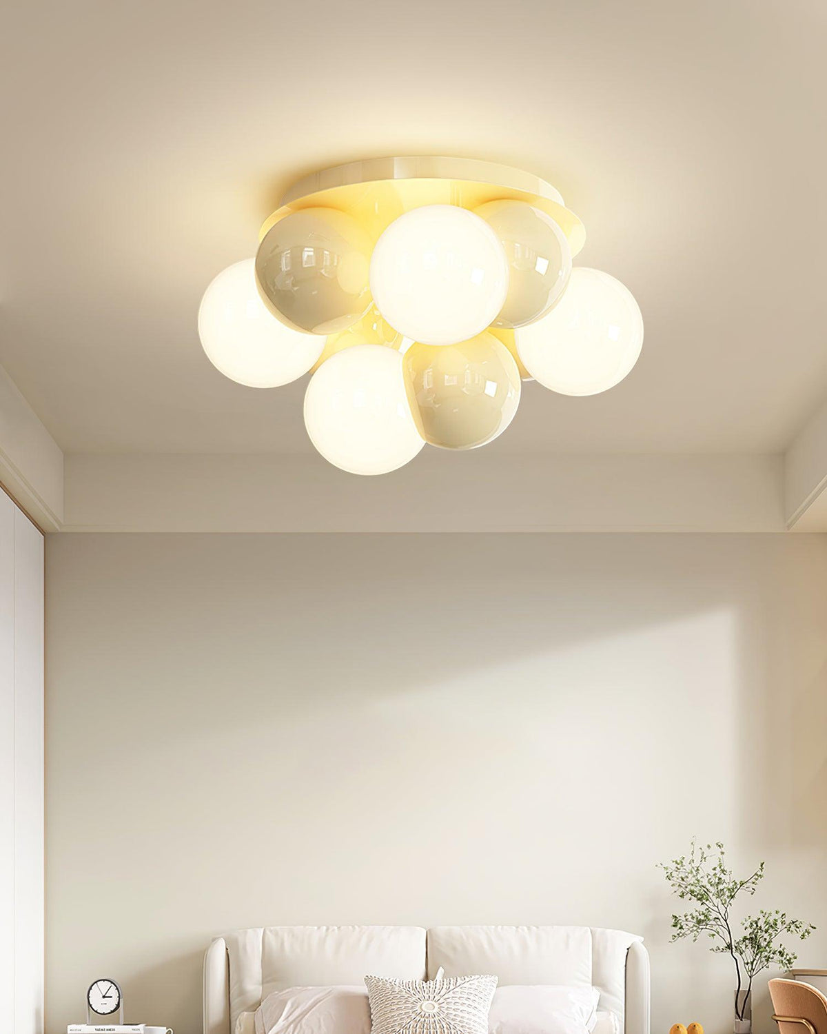 Ceiling Light Metal Body Bubbles Modern Minimalist-Neutral Decor