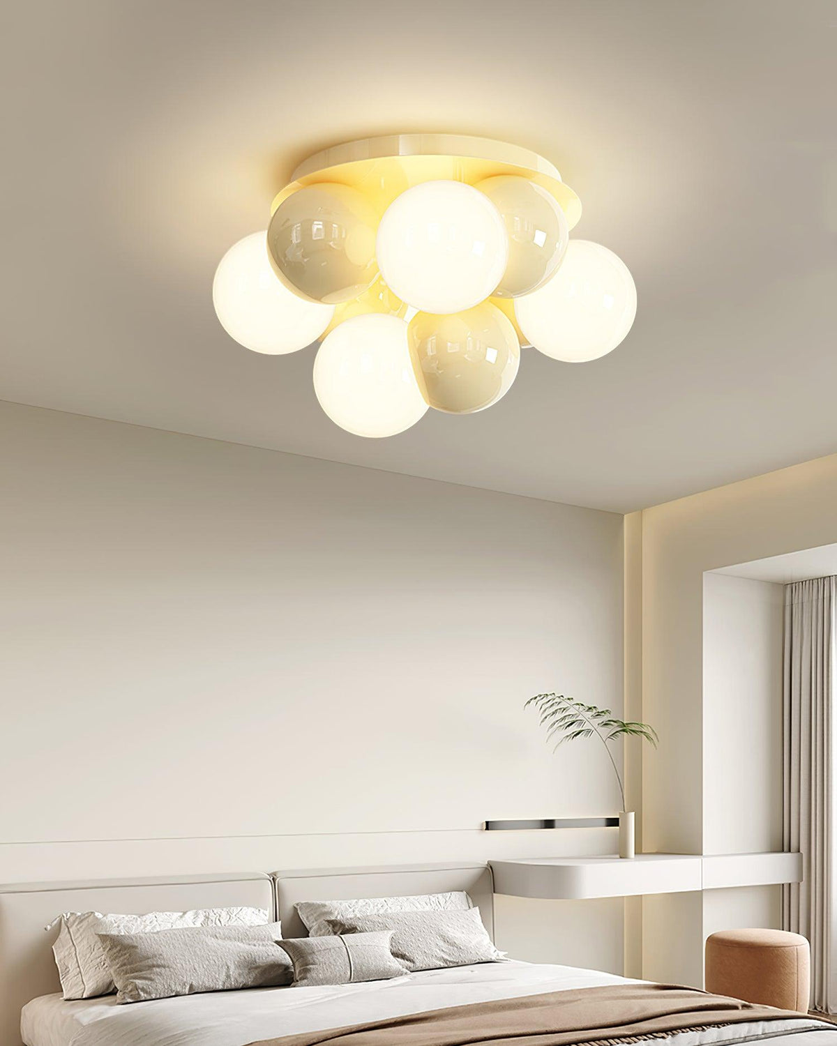 Ceiling Light Metal Body Bubbles Modern Minimalist-Neutral Decor