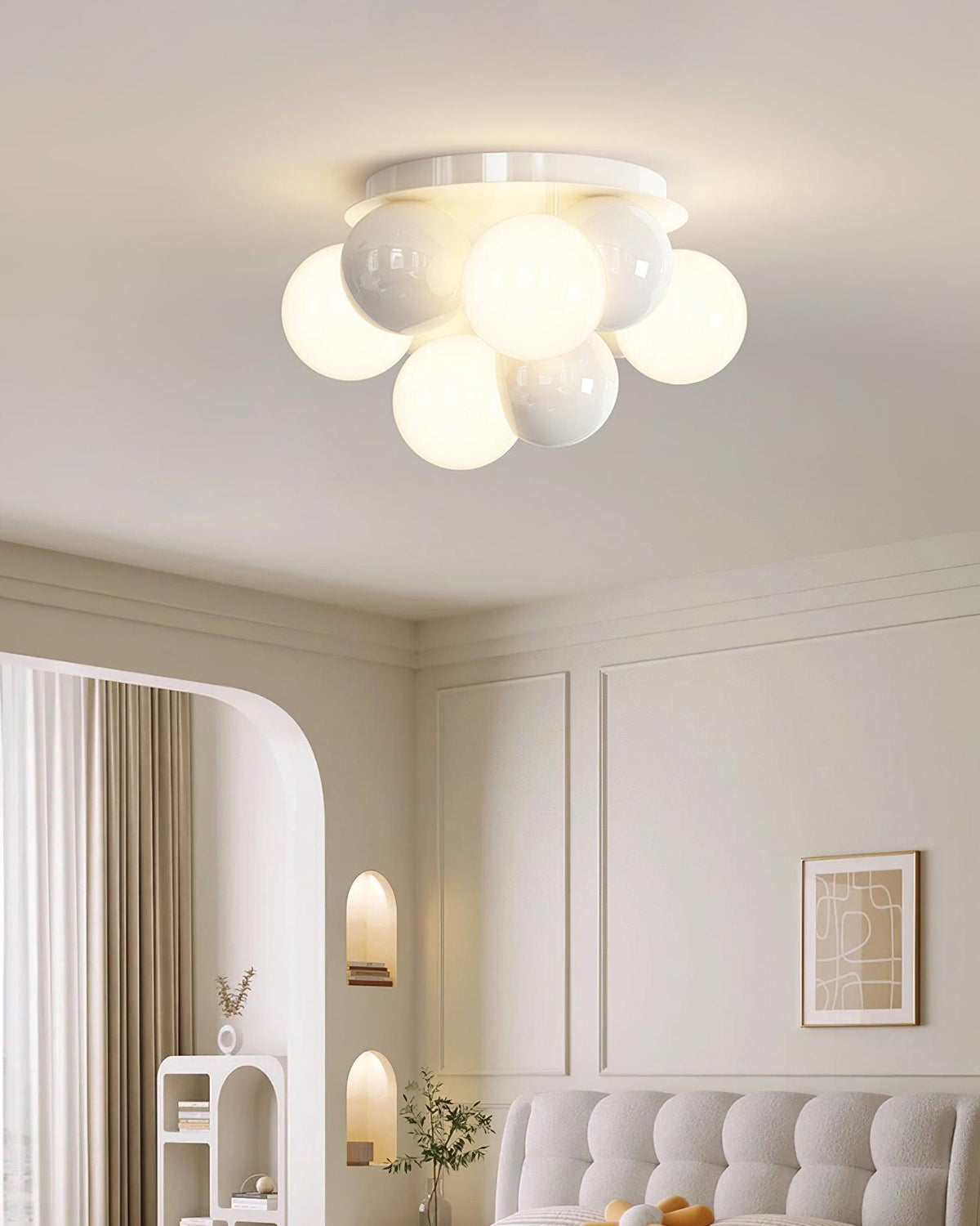 Ceiling Light Metal Body Bubbles Modern Minimalist-Neutral Decor