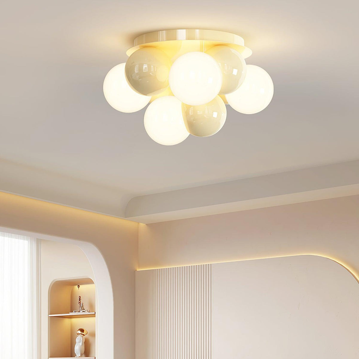 Ceiling Light Metal Body Bubbles Modern Minimalist-Neutral Decor