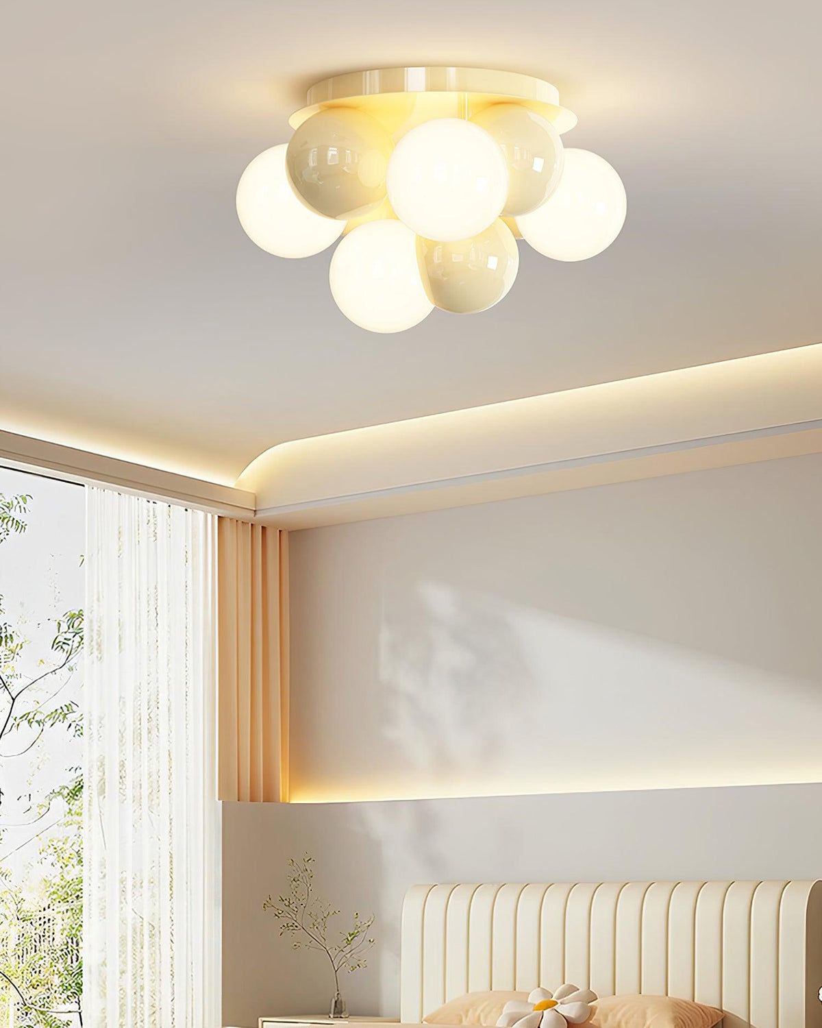 Ceiling Light Metal Body Bubbles Modern Minimalist-Neutral Decor