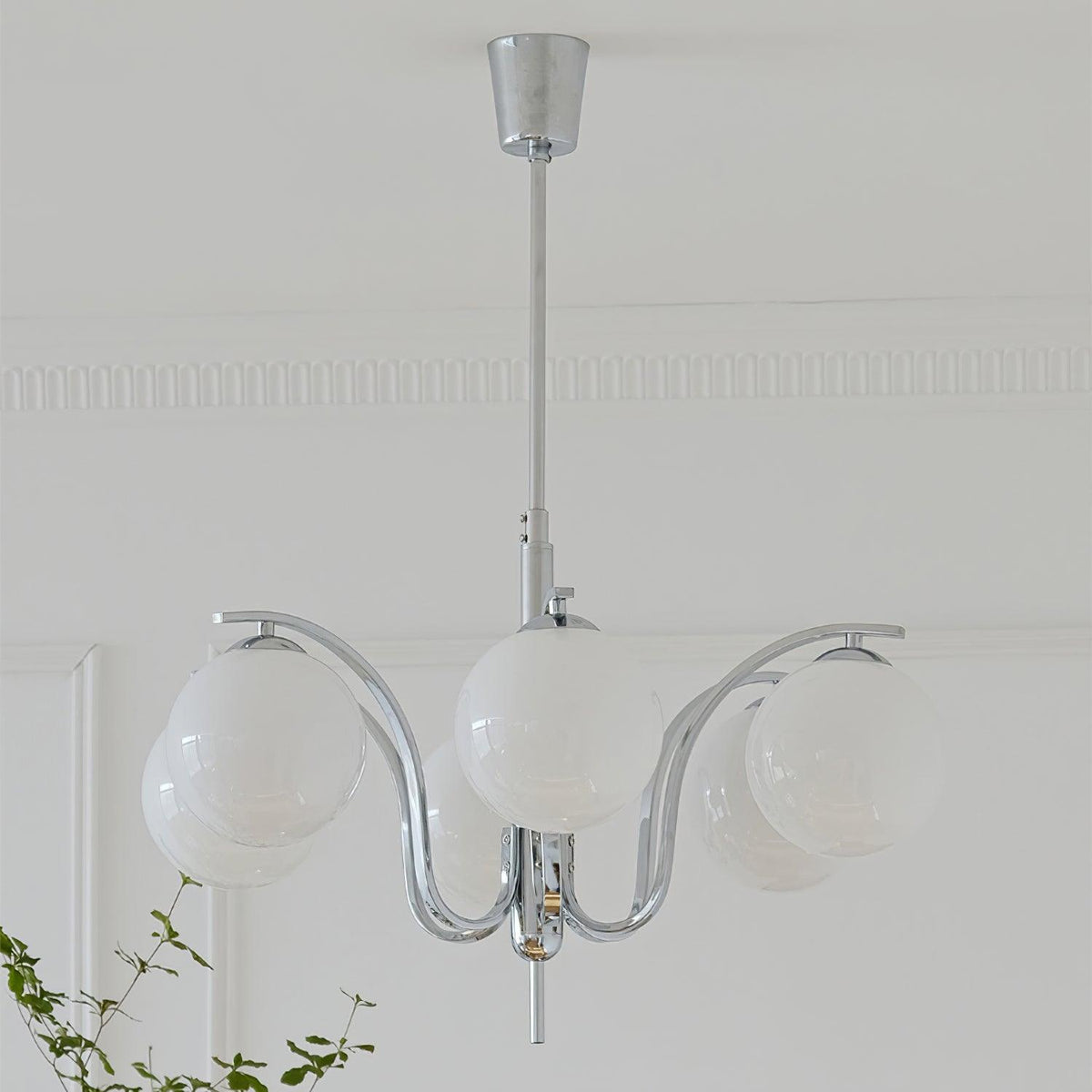 Noreya Élégant en Verre et Chrome