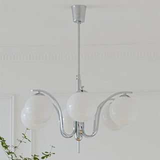LustraLustre Élégant en Verre et Chrome