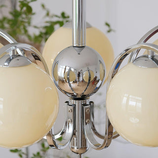 LustraLustre Élégant en Verre et Chrome