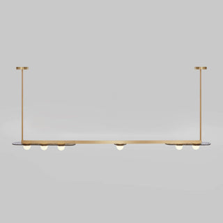 Lustra Lustre Cadre Doré Linéaire