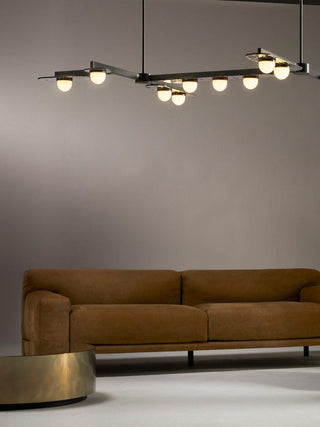 Lustra Lustre Cadre Doré Linéaire