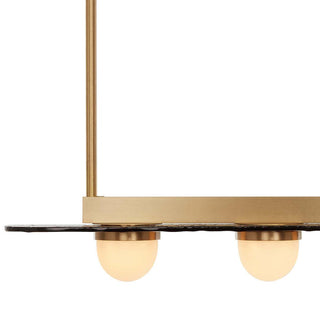Lustra Lustre Cadre Doré Linéaire
