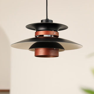Nymera Suspension Bois Acier-Luire