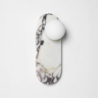 Covelyra Applique Murale En Marbre Et Verre Minimaliste Moderne-Luire