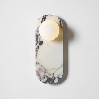 Covelyra Applique Murale En Marbre Et Verre Minimaliste Moderne-Luire