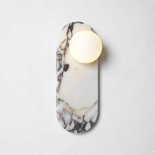 Covelyra Applique Murale En Marbre Et Verre Minimaliste Moderne-Luire
