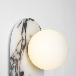 Covelyra Applique Murale En Marbre Et Verre Minimaliste Moderne-Luire