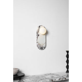 Covelyra Applique Murale En Marbre Et Verre Minimaliste Moderne-Luire