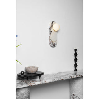 Covelyra Applique Murale En Marbre Et Verre Minimaliste Moderne-Luire