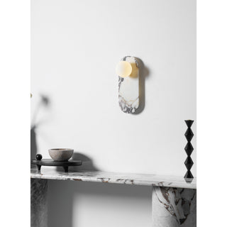 Covelyra Applique Murale En Marbre Et Verre Minimaliste Moderne-Luire