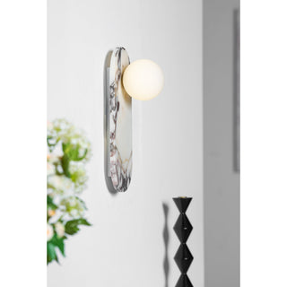 Covelyra Applique Murale En Marbre Et Verre Minimaliste Moderne-Luire