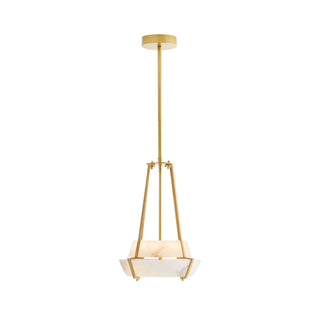 Avlireth Lampe Suspendue En Métal Et Albâtre Minimaliste Moderne