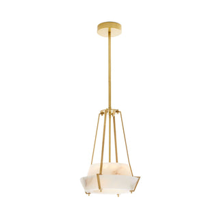 Avlireth Lampe Suspendue En Métal Et Albâtre Minimaliste Moderne
