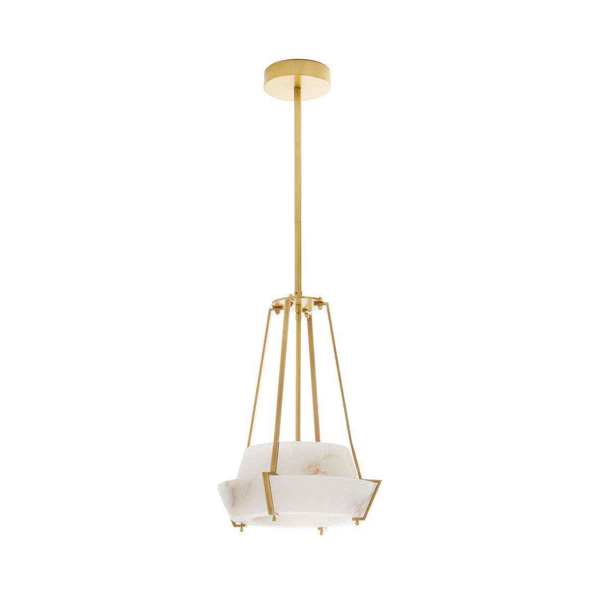 Avlireth Lampe Suspendue En Métal Et Albâtre Minimaliste Moderne