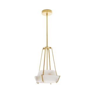 Avlireth Lampe Suspendue En Métal Et Albâtre Minimaliste Moderne