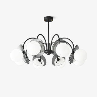Aurora Lustre Globe Bras Sculptural