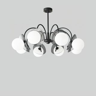 Aurora Lustre Globe Bras Sculptural