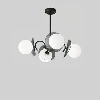 Aurora Lustre Globe Bras Sculptural