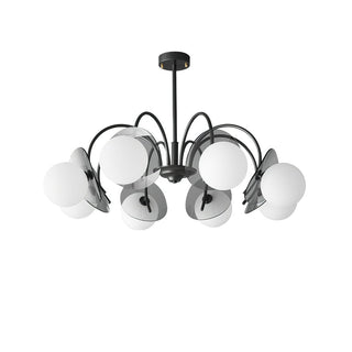 Aurora Lustre Globe Bras Sculptural