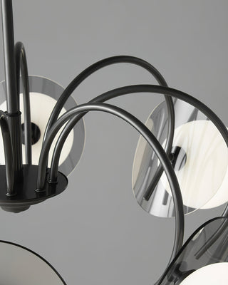 Aurora Lustre Globe Bras Sculptural