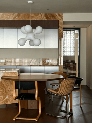 Molecule Cluster Pendant Lamp-Neutral Decor