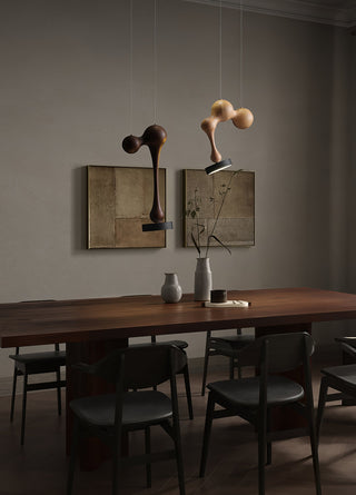 Drovia Suspension en Bois Moderne