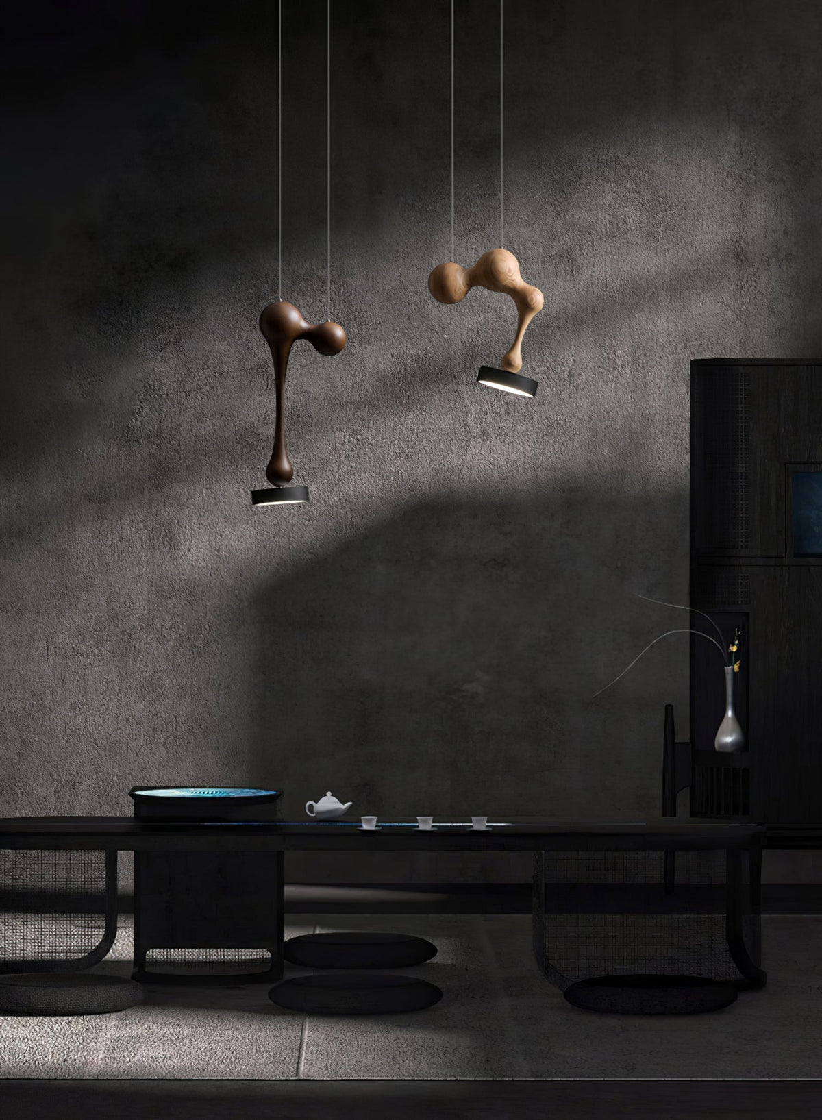 Drovia Suspension en Bois Moderne